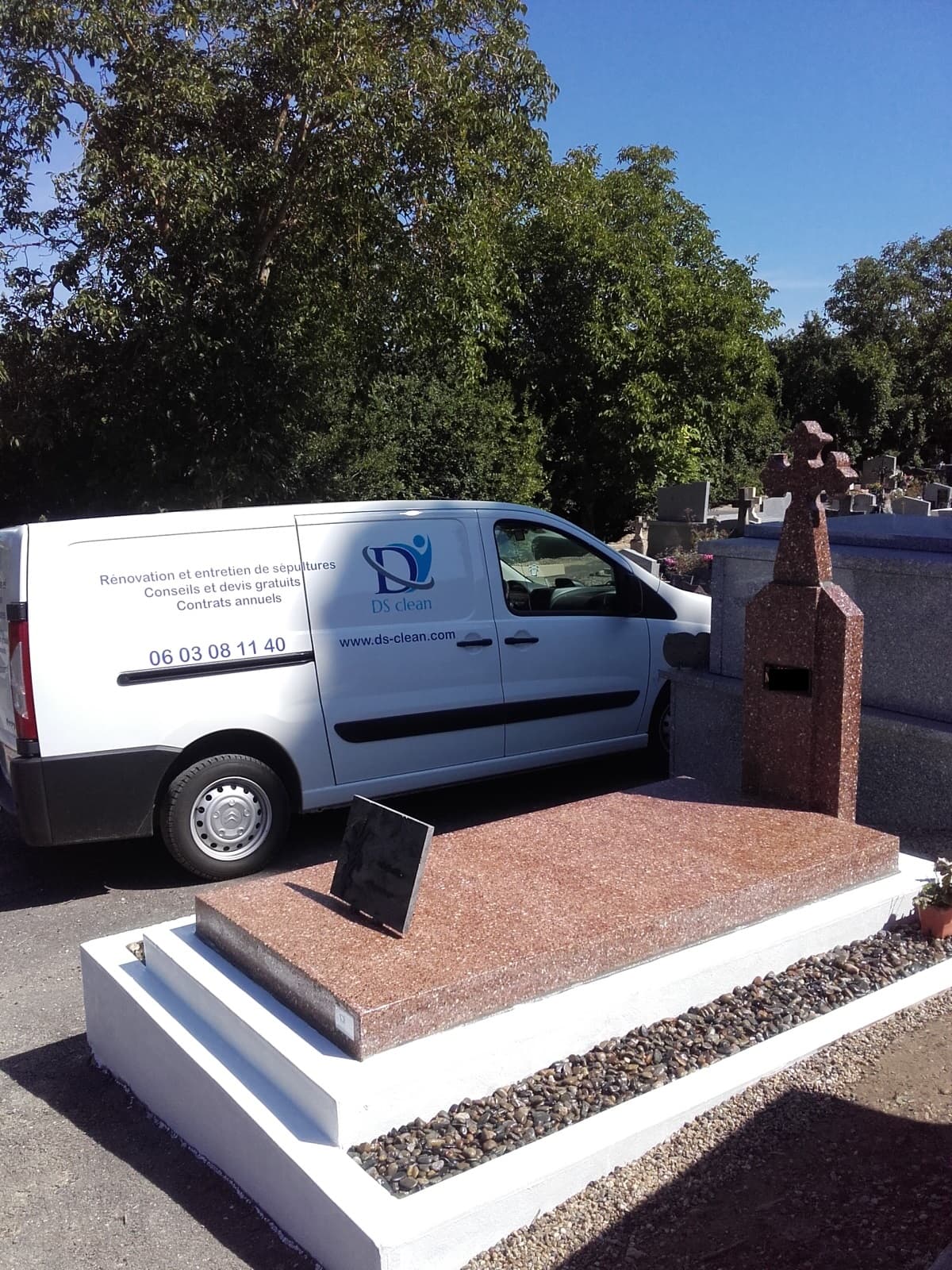 Entretien, rénovation sépultures Agen, Lot et Garonne - DS Clean