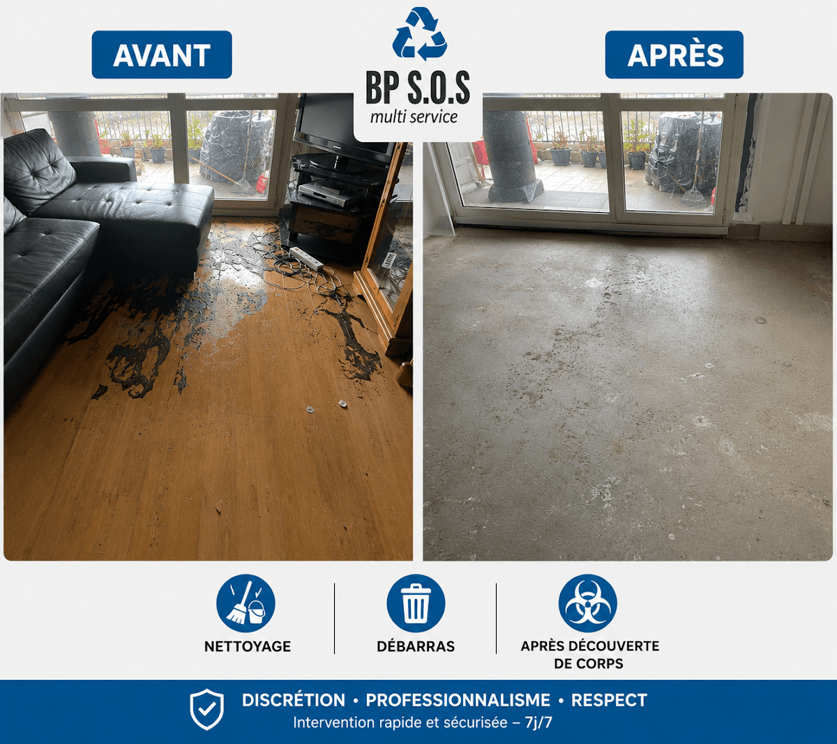 BP SOS Multi Service - Débarras & nettoyage extrême à Metz — société de nettoyage extrême à Metz