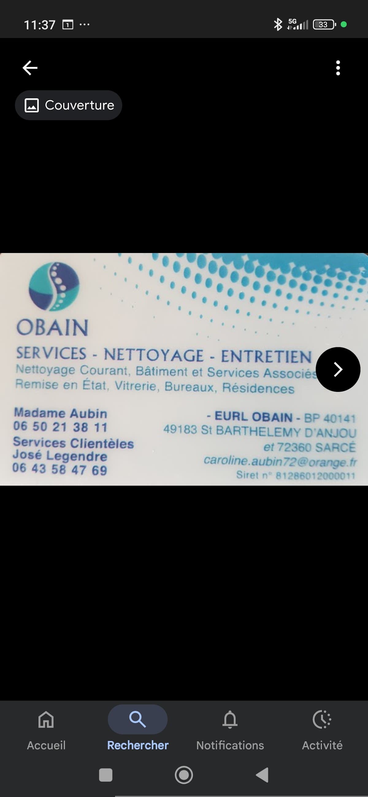O'BAIN Nettoyage Entretien tous locaux Entreprises, et propreté services de Nettoyage Angers